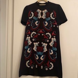 A.L.C floral print short sleeve dress